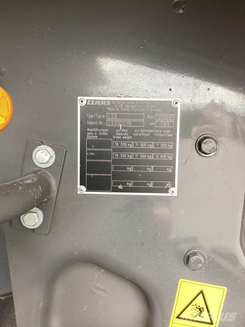 CLAAS Trion 520 Derliaus nuėmimo kombainai