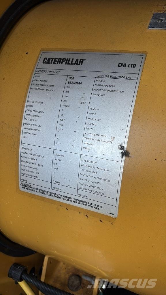 CAT 350 KVA Dyzeliniai generatoriai