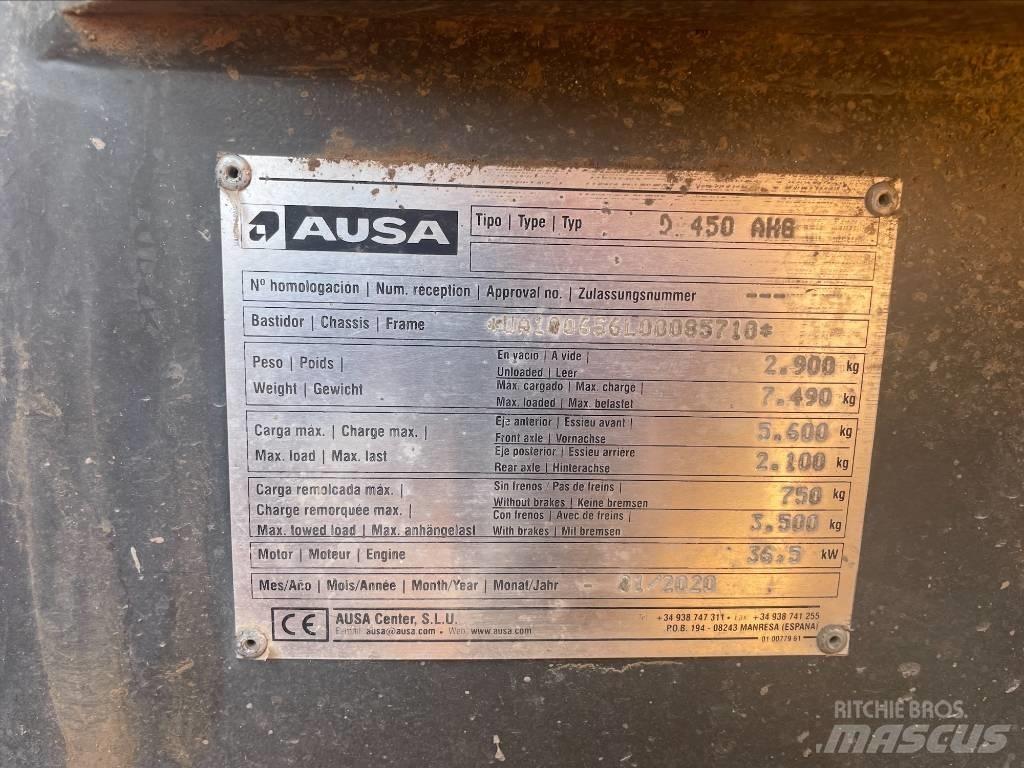 Ausa D450AHG Karjeriniai savivarčiai