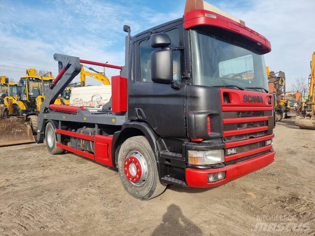 Scania 94L Konteinerių nuožulnaus pakėlimo ant platformos krautuvai