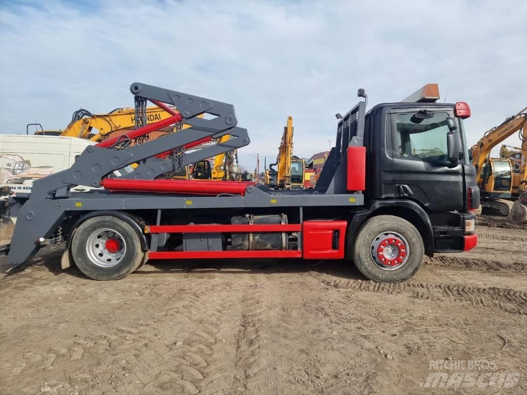 Scania 94L Konteinerių nuožulnaus pakėlimo ant platformos krautuvai