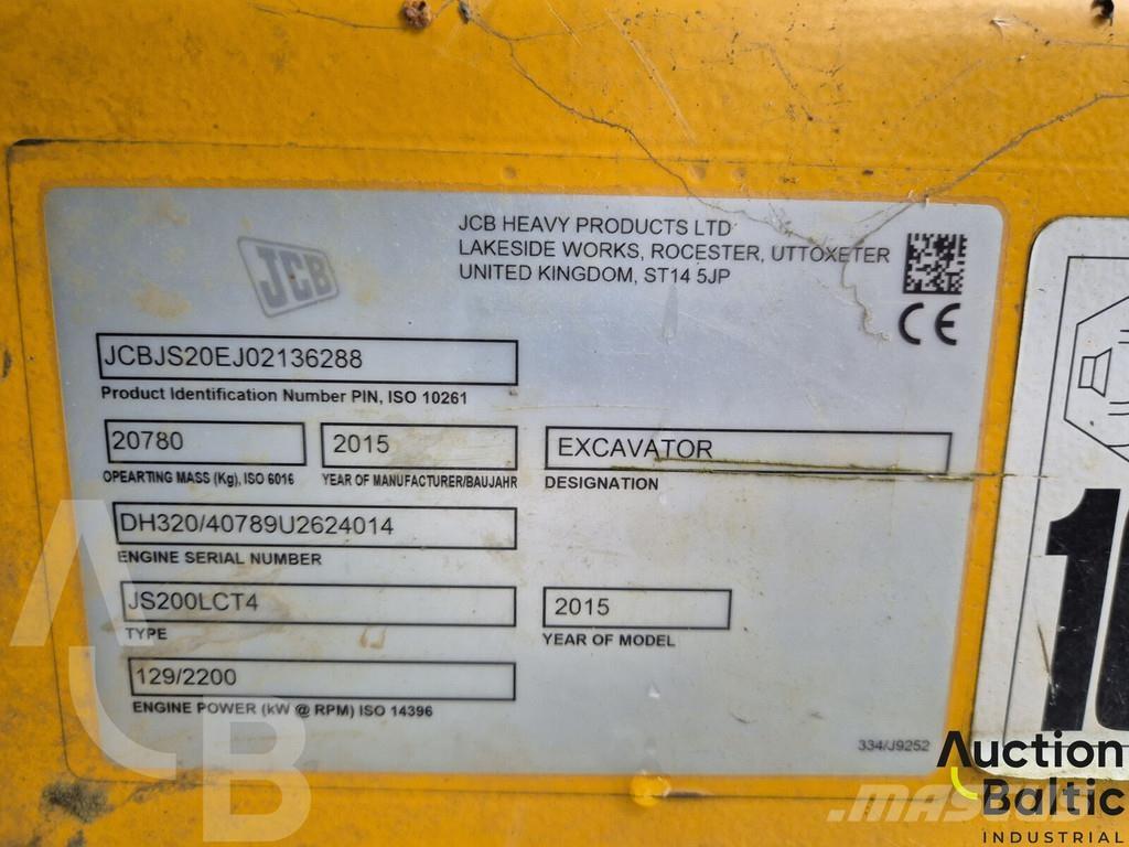 JCB JS 200 LC T4 Vikšriniai ekskavatoriai