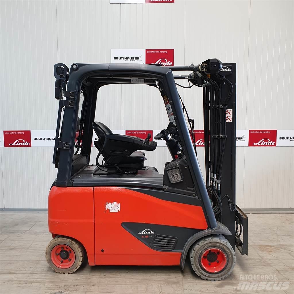 Linde E18PH Elektriniai šakiniai krautuvai