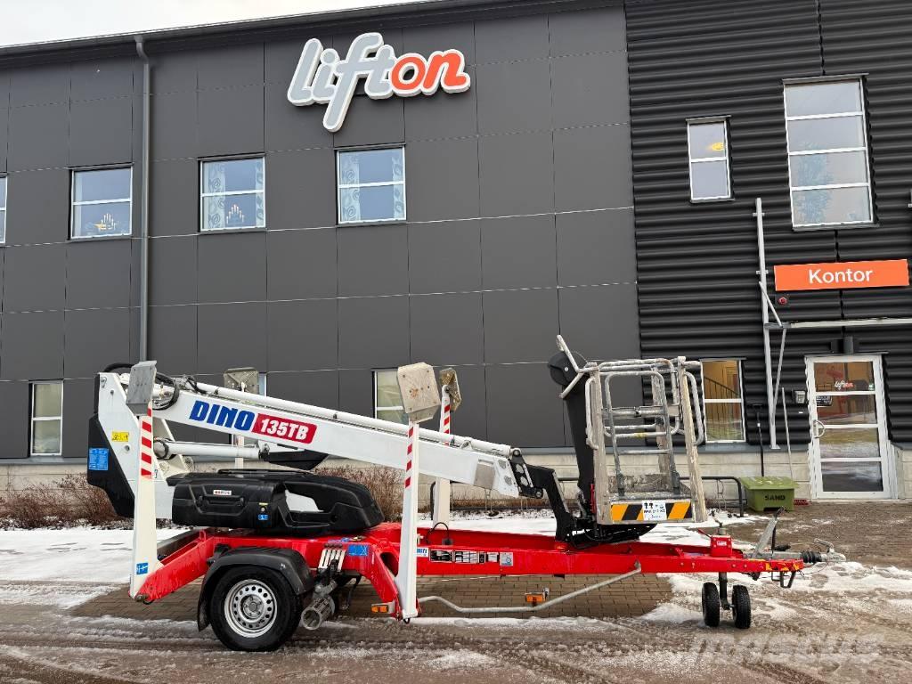 Dino 135 TB Ant priekabų montuojamos kėlimo platformos