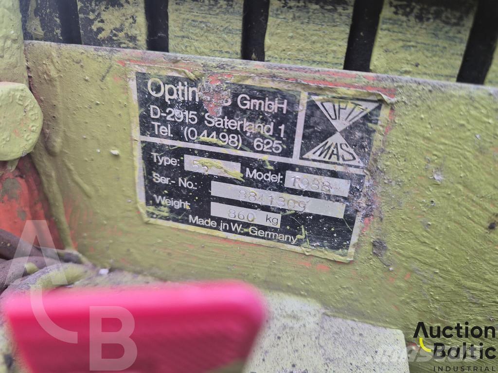 Optimas 55 Klojimo ir tvarkymo įranga