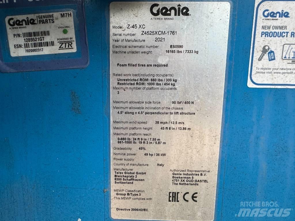 Genie Z 45/25 XC Alkūniniai keltuvai