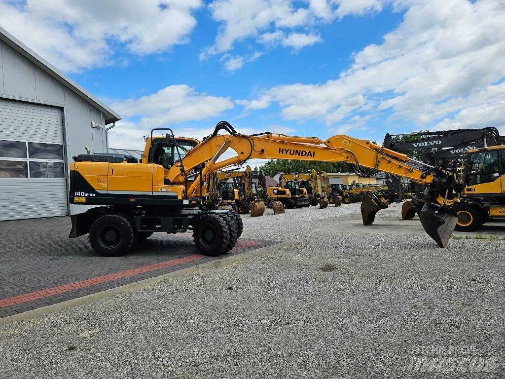 Hyundai 140 W 9 A Ratiniai ekskavatoriai