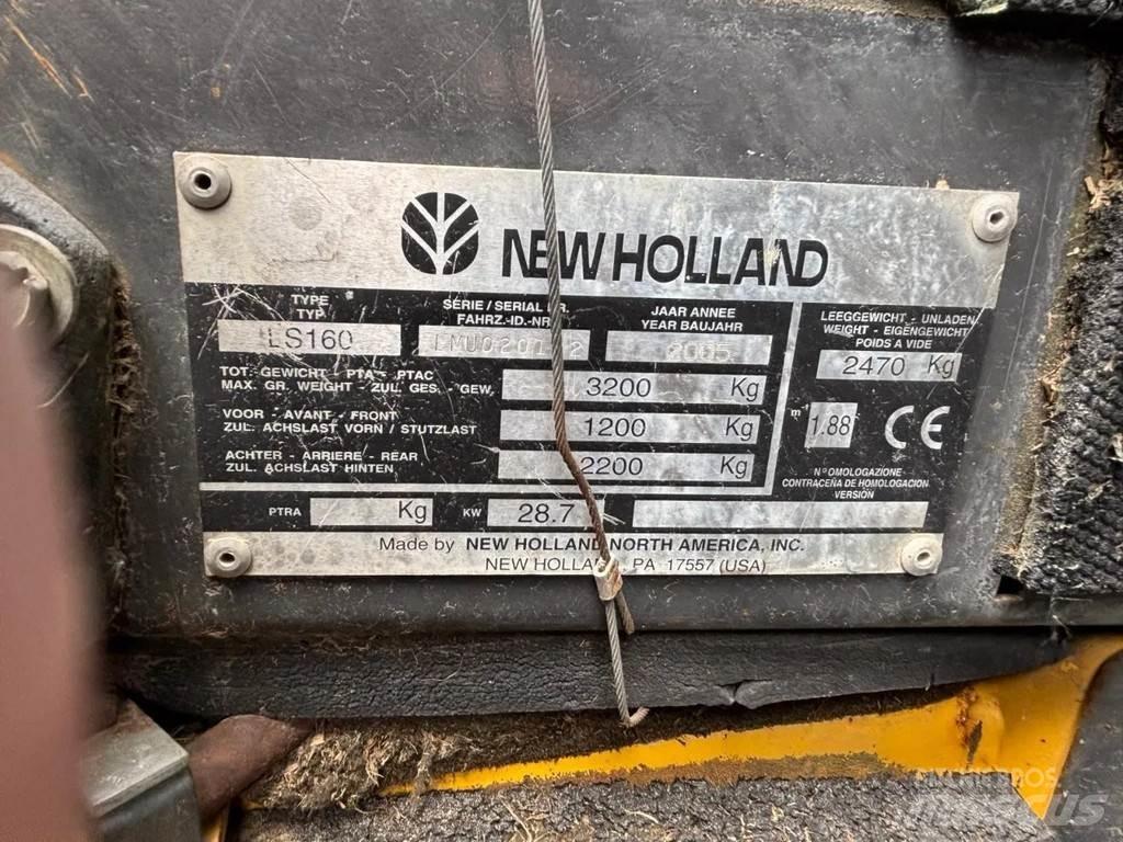 New Holland LS160 Krautuvai su šoniniu pasukimu