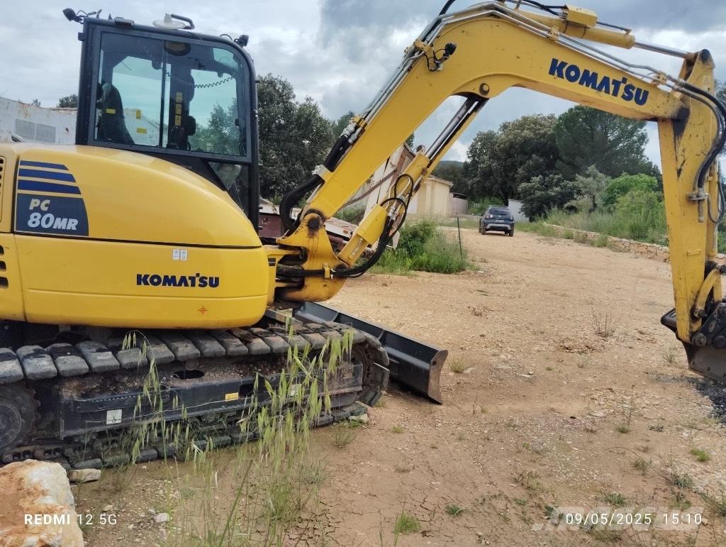 Komatsu PC 80 MR Vidutinės galios ekskavatoriai 7-12 t