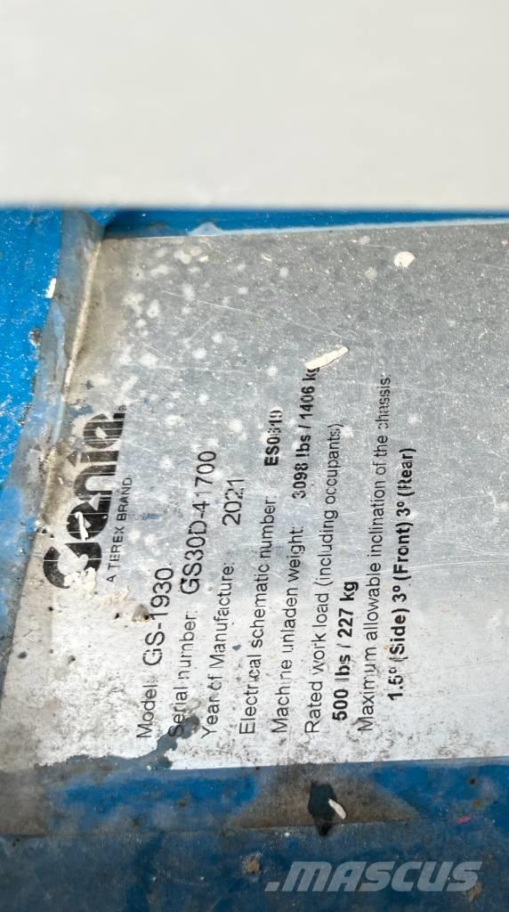 Genie GS 1930E-Drive Žirkliniai keltuvai