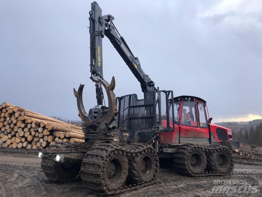 Komatsu 875 Naudoti miškovežiai (Forvarderiai)