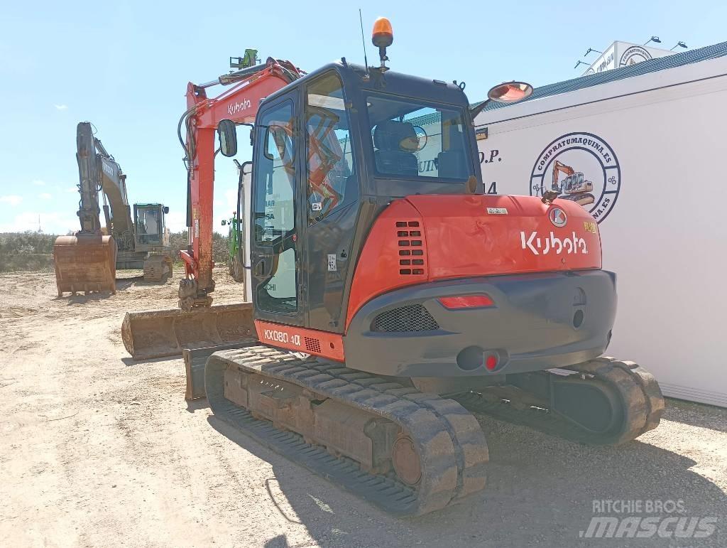 Kubota KX080-4a Ekskavatoriai