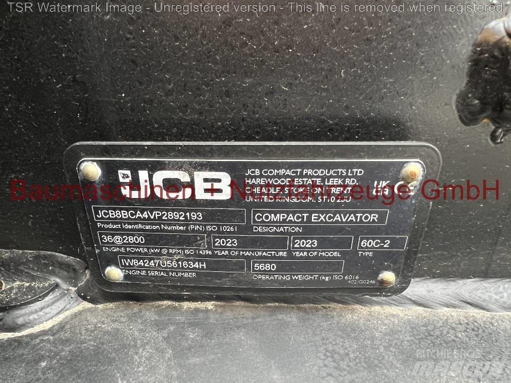 JCB 60C-2 -Demo- Mini ekskavatoriai < 7 t