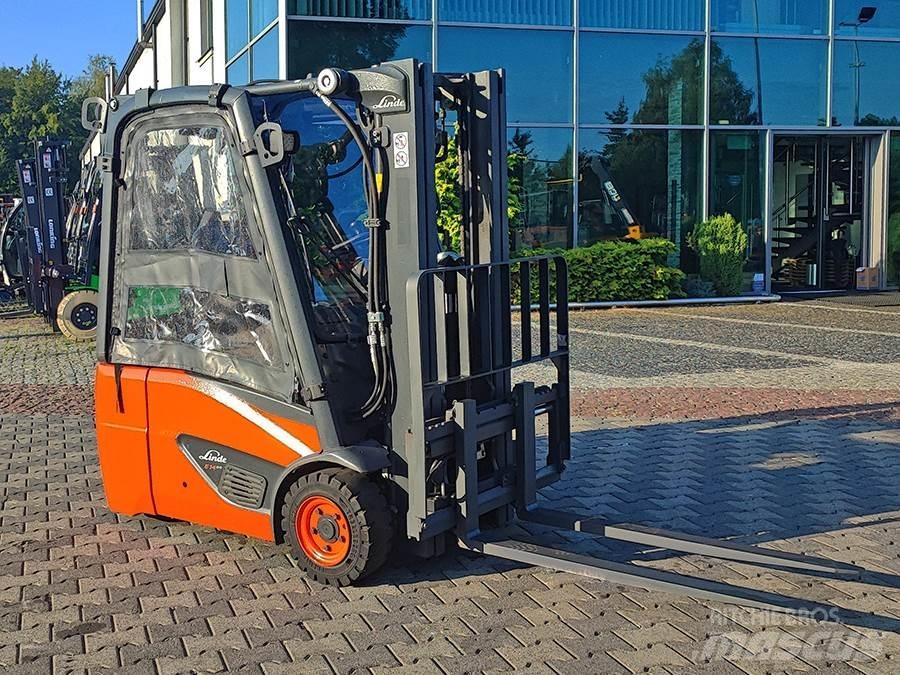 Linde E14-02 Elektriniai šakiniai krautuvai