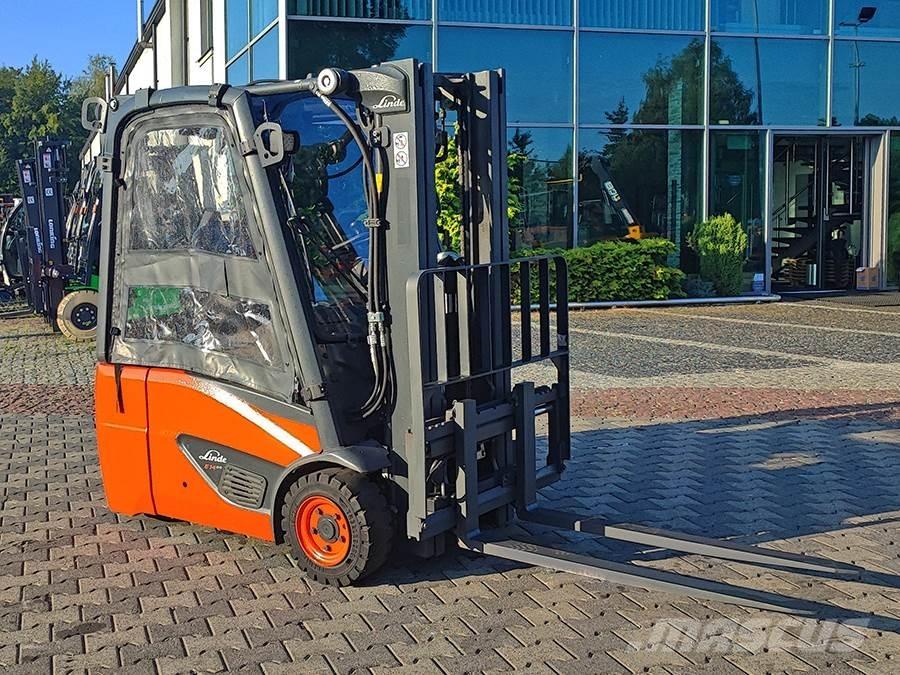 Linde E14-02 Elektriniai šakiniai krautuvai