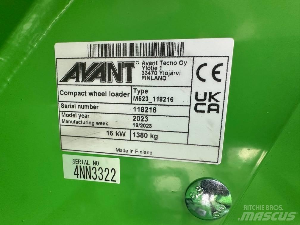 Avant 523 Daugiafunkciniai pakrovėjai
