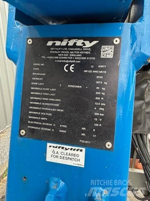 Niftylift HR12 D Alkūniniai keltuvai