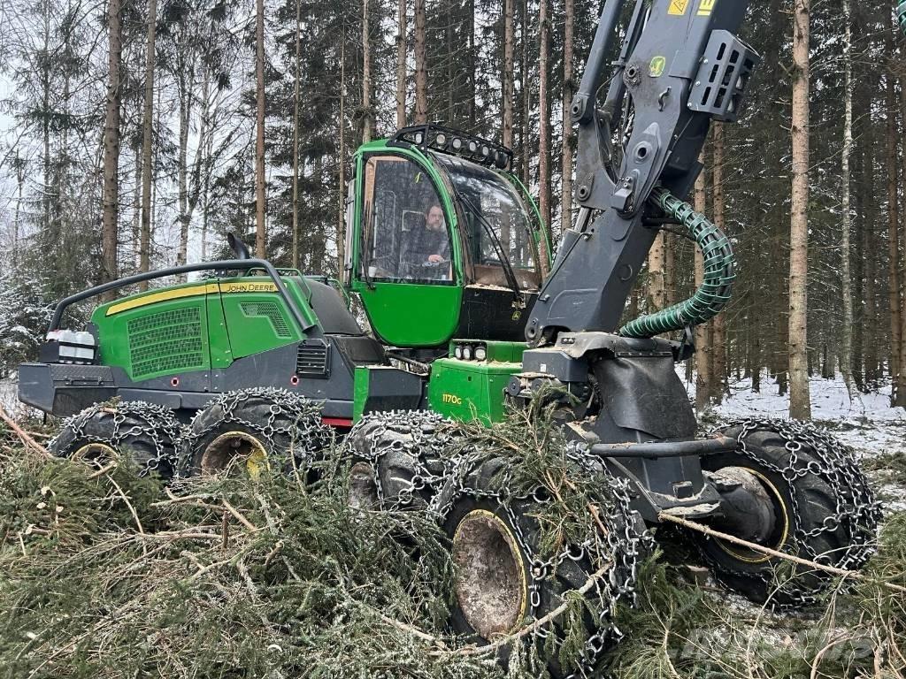 John Deere 1170G Miško technika (Harvesteriai)