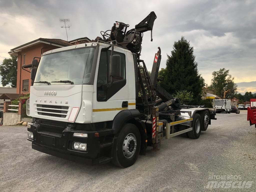 Iveco Stralis 350 Savivarčiai su kabeliniu keltuvu