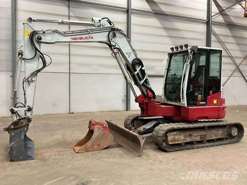 Takeuchi TB 280 FR Vidutinės galios ekskavatoriai 7-12 t