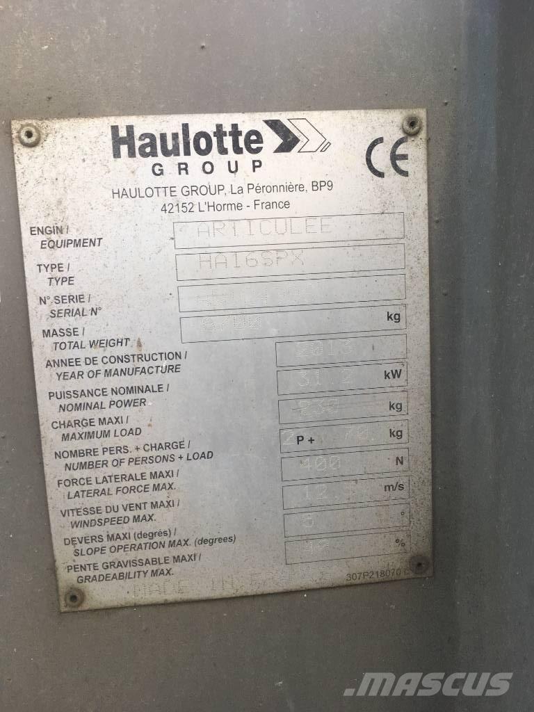 Haulotte HA 16 SPX Alkūniniai keltuvai