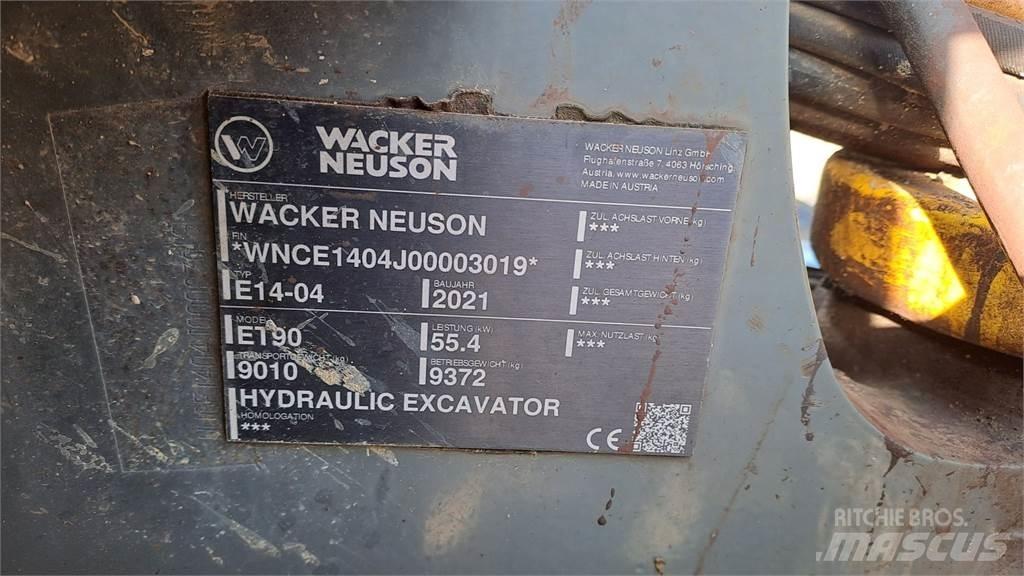 Wacker Neuson ET90 Vikšriniai ekskavatoriai