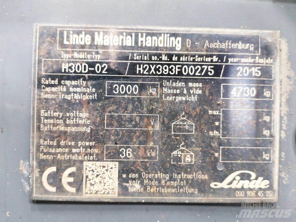 Linde H30D-02 Dyzeliniai krautuvai
