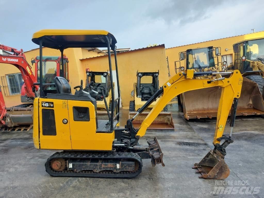 JCB 16 C Mini ekskavatoriai < 7 t