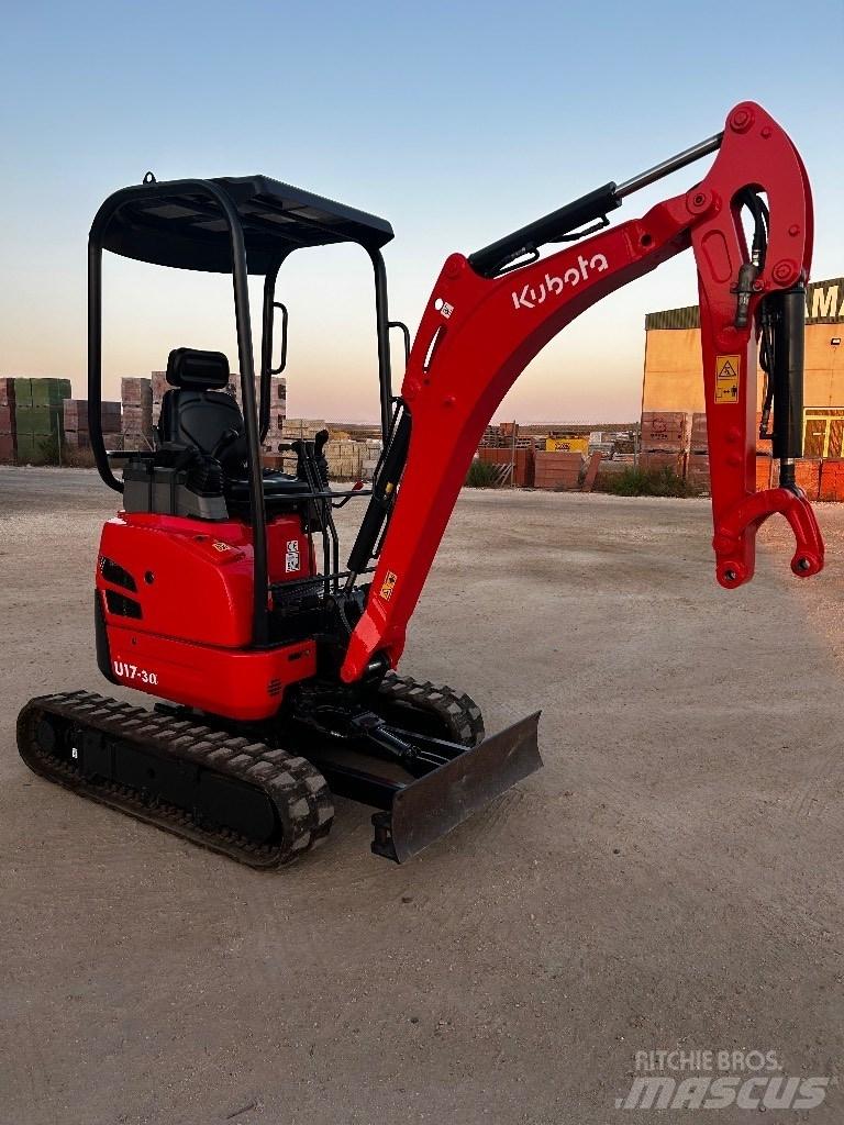 Kubota U 17-3 Mini ekskavatoriai < 7 t