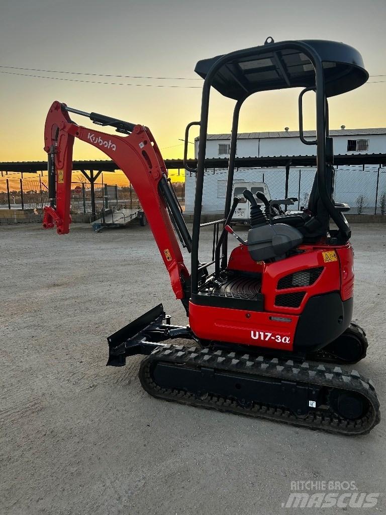 Kubota U 17-3 Mini ekskavatoriai < 7 t