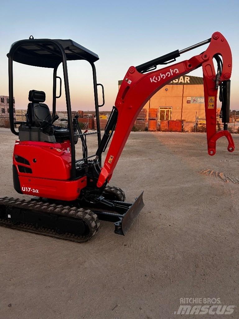 Kubota U 17-3 Mini ekskavatoriai < 7 t