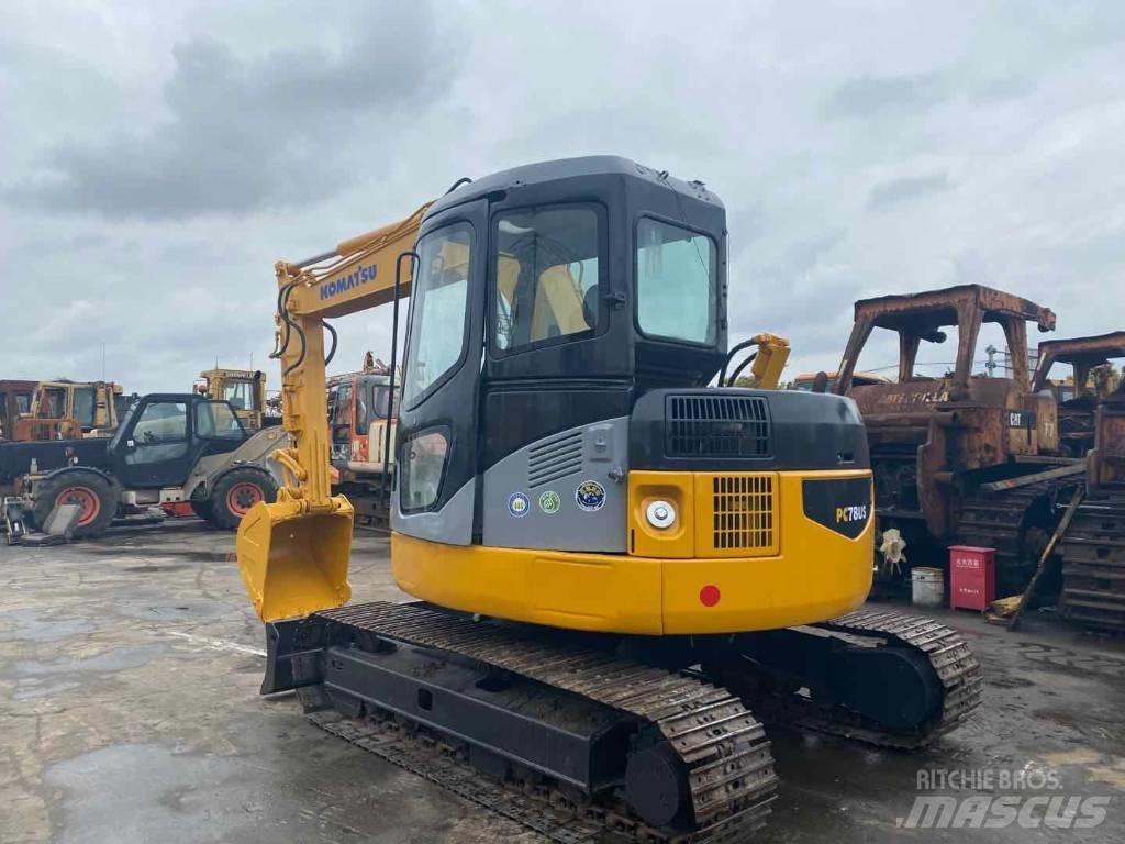 Komatsu pc78us Vidutinės galios ekskavatoriai 7-12 t