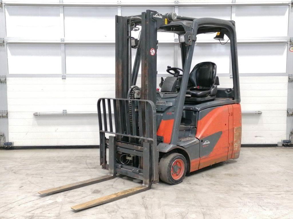Linde E16H-02 Elektriniai šakiniai krautuvai