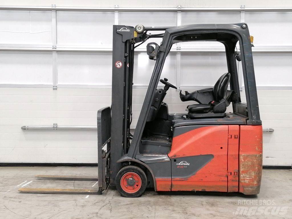 Linde E16H-02 Elektriniai šakiniai krautuvai