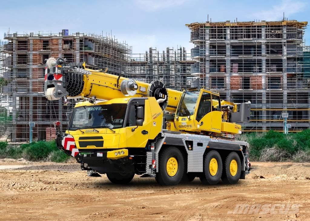 Grove GMK 3060 L-1 Neapdoroto reljefo kranai