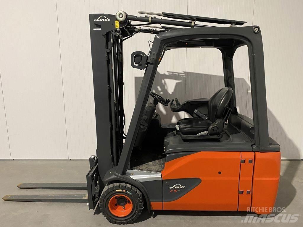 Linde E18L-02 Elektriniai šakiniai krautuvai