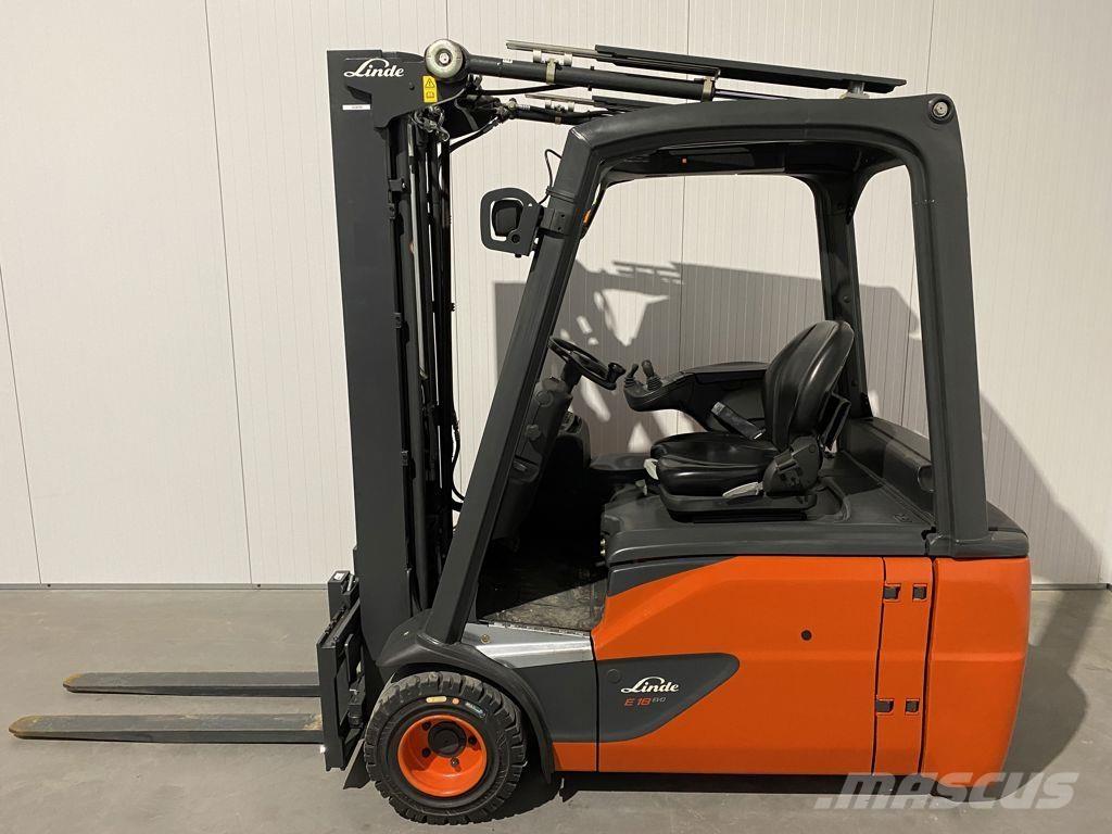 Linde E18L-02 Elektriniai šakiniai krautuvai