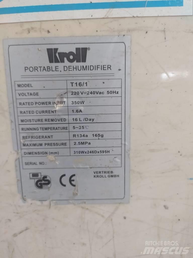 Kroll T16/1 Statyba - Kita