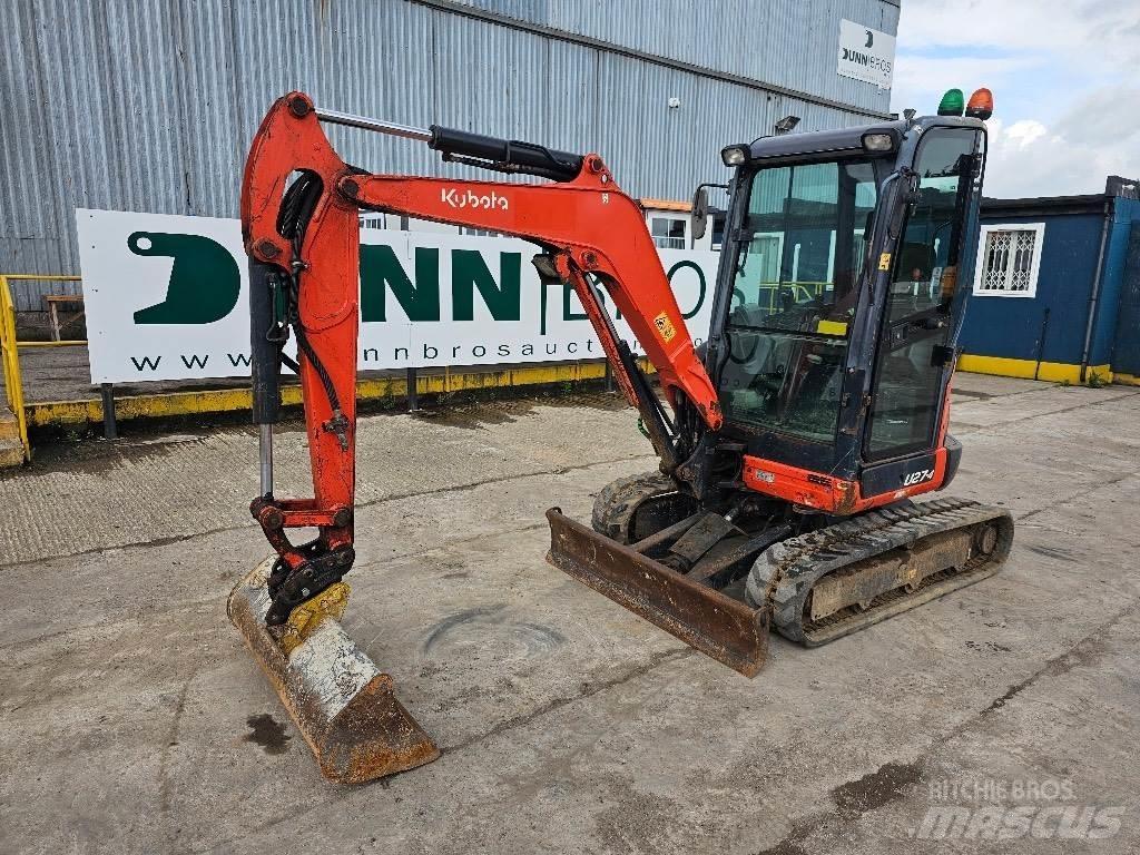 Kubota U 27-4 Mini ekskavatoriai < 7 t