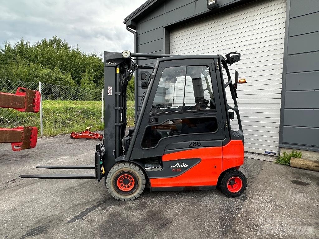 Linde E 25 -01 Elektriniai šakiniai krautuvai