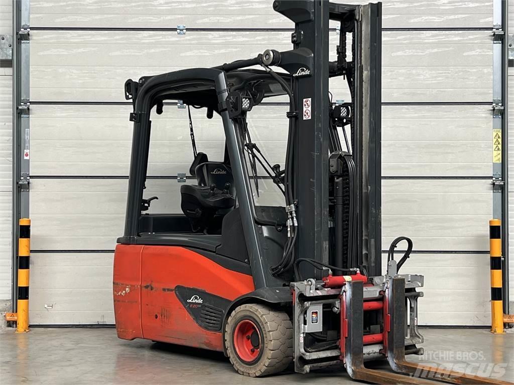 Linde E20L-02 Elektriniai šakiniai krautuvai