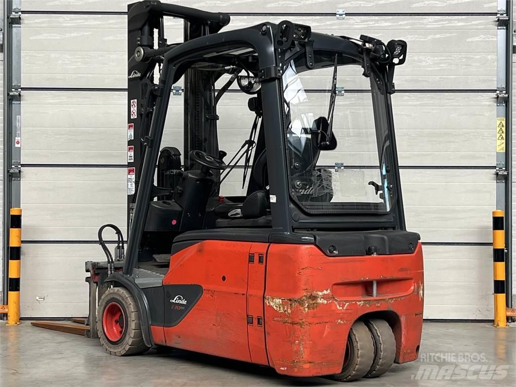 Linde E20L-02 Elektriniai šakiniai krautuvai