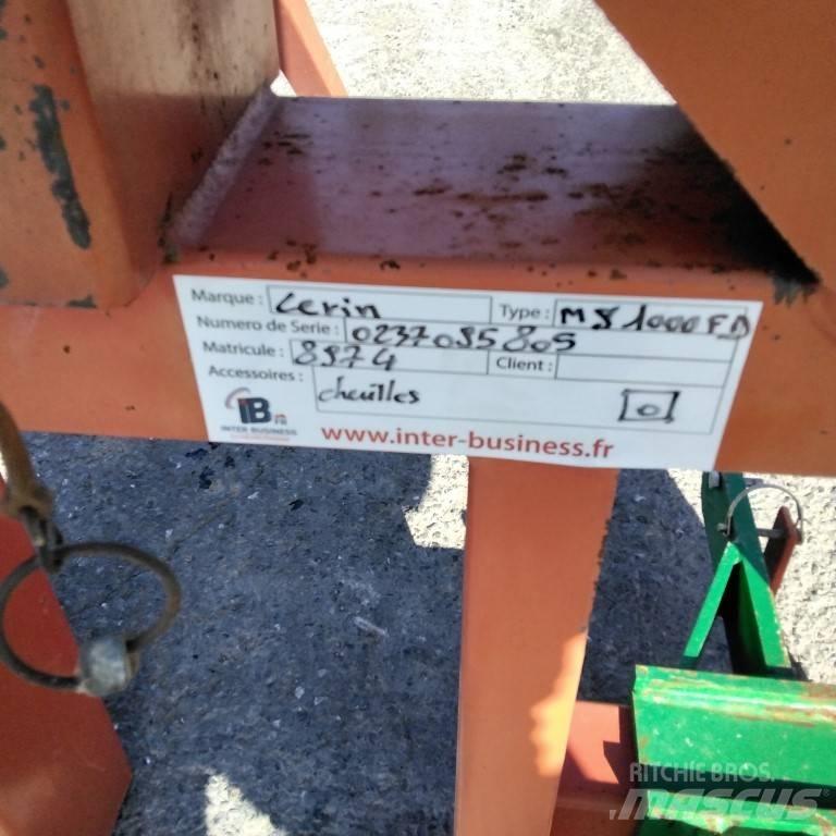  LERIN MS1000FD Kiti galvijų priežiūros įrengimai