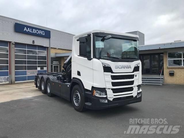 Scania R 500 Automobiliniai kranai