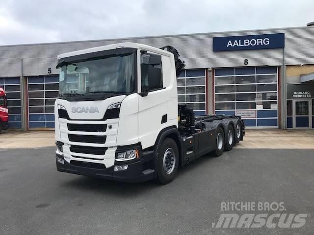 Scania R 500 Automobiliniai kranai