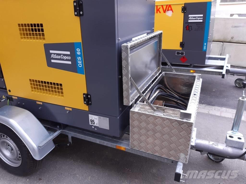 Atlas Copco QES60 Dyzeliniai generatoriai