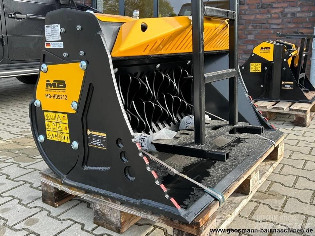 MB Crusher HDS 212 Atrinkimo kaušai