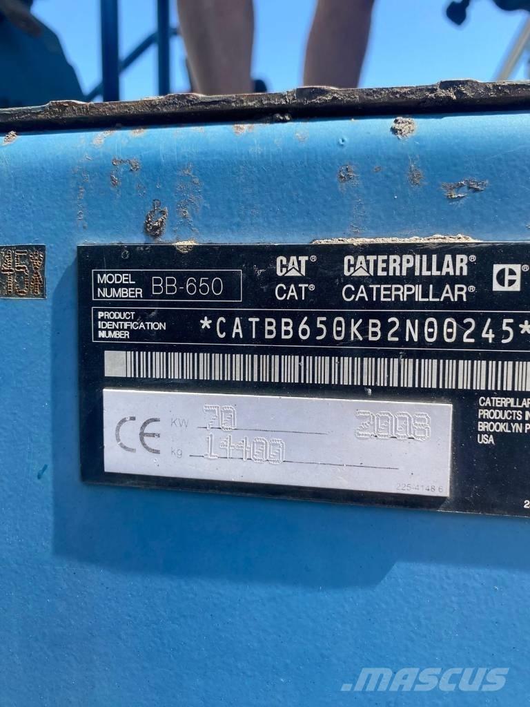 CAT BB 650 Asfalto klotuvai