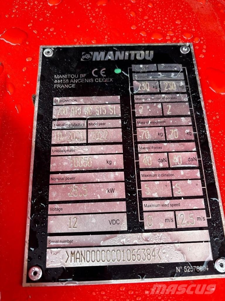 Manitou 200 ATJ RC Alkūniniai keltuvai