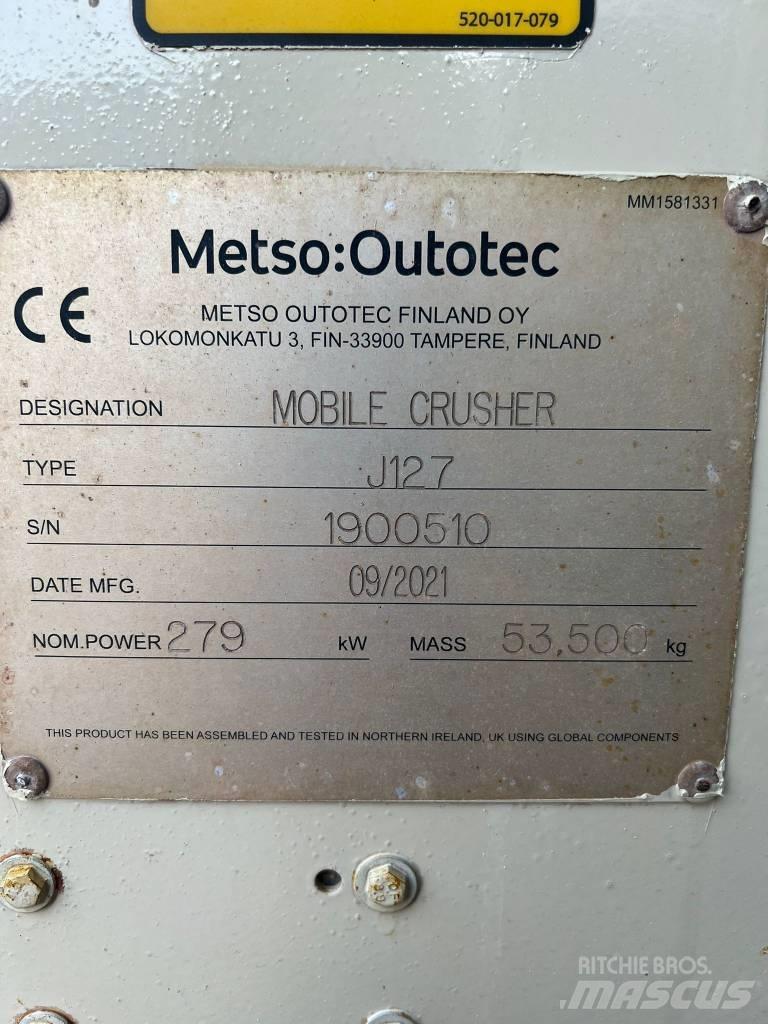 Metso Nordtrack J127 Trupintuvai